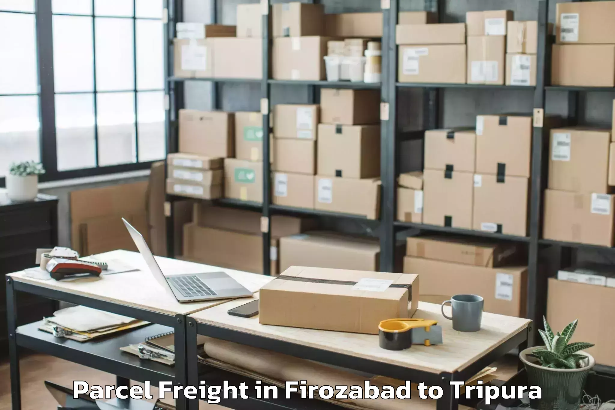 Comprehensive Firozabad to Jirania Parcel Freight